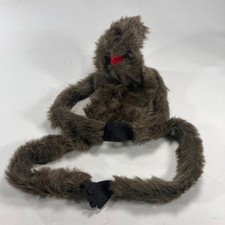 Vintage Monkey 28   Hand Puppet with hook and loop fasteners for hands and feet