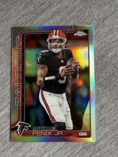 2025 Topps Chrome Football Michael Penix Jr. Falcons Silver Refractor