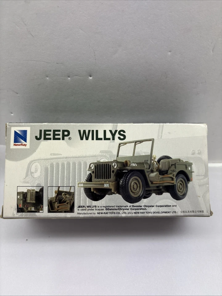Willys Army Jeep Die-Cast 1:32 Scale - Image 2 of 2