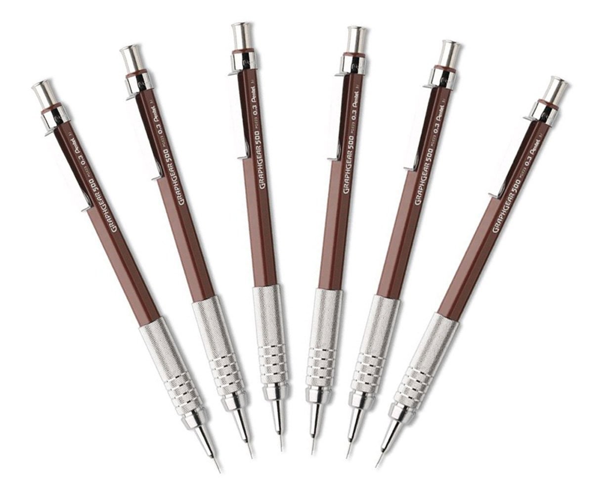 0.3mm Refillable Polymer Ergonomic Grip Fine Point