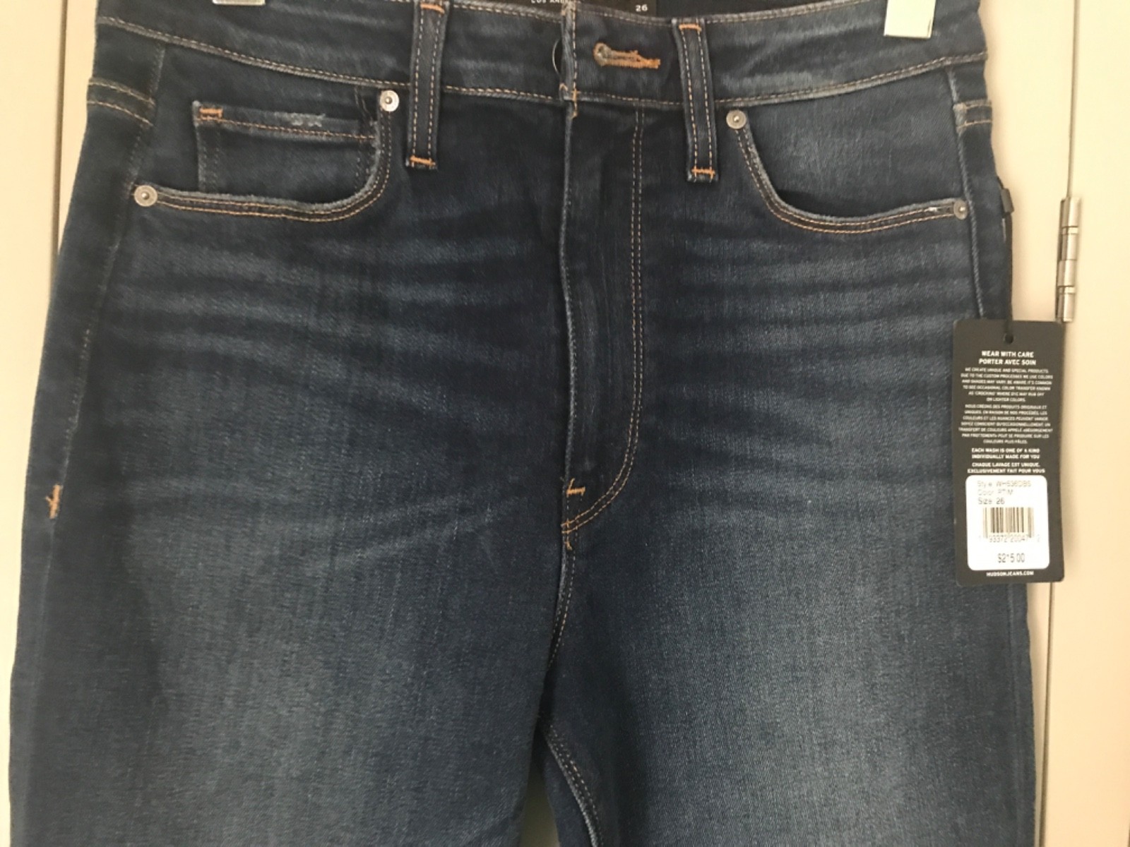 Hudson Flared high rise tall  Jeans Denim  Womens blue rrp£215 New holly uk 26 image 3