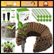 240 Pcs Hydroponic Seed Pod Kit - 120 Grow Sponges & Labels, Compatible with Ind 0.14 per gallon