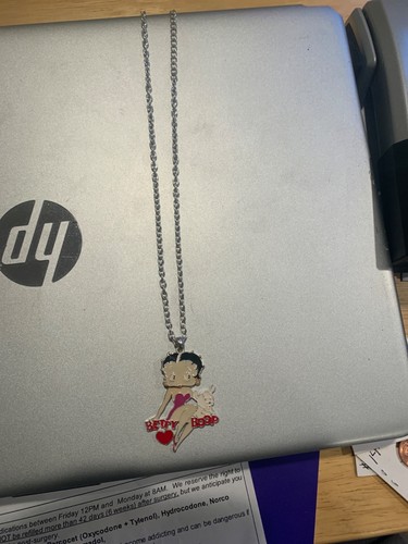 betty boop necklace nfs/fs that’s who made it 20” chain