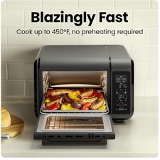 5-in-1 Air Fryer Toaster Oven Combo 450°F Max Temp