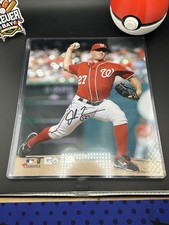 Jordan Zimmerman Washington Nationals Signed 8x10 Photo Fanatics COA (CBMH)