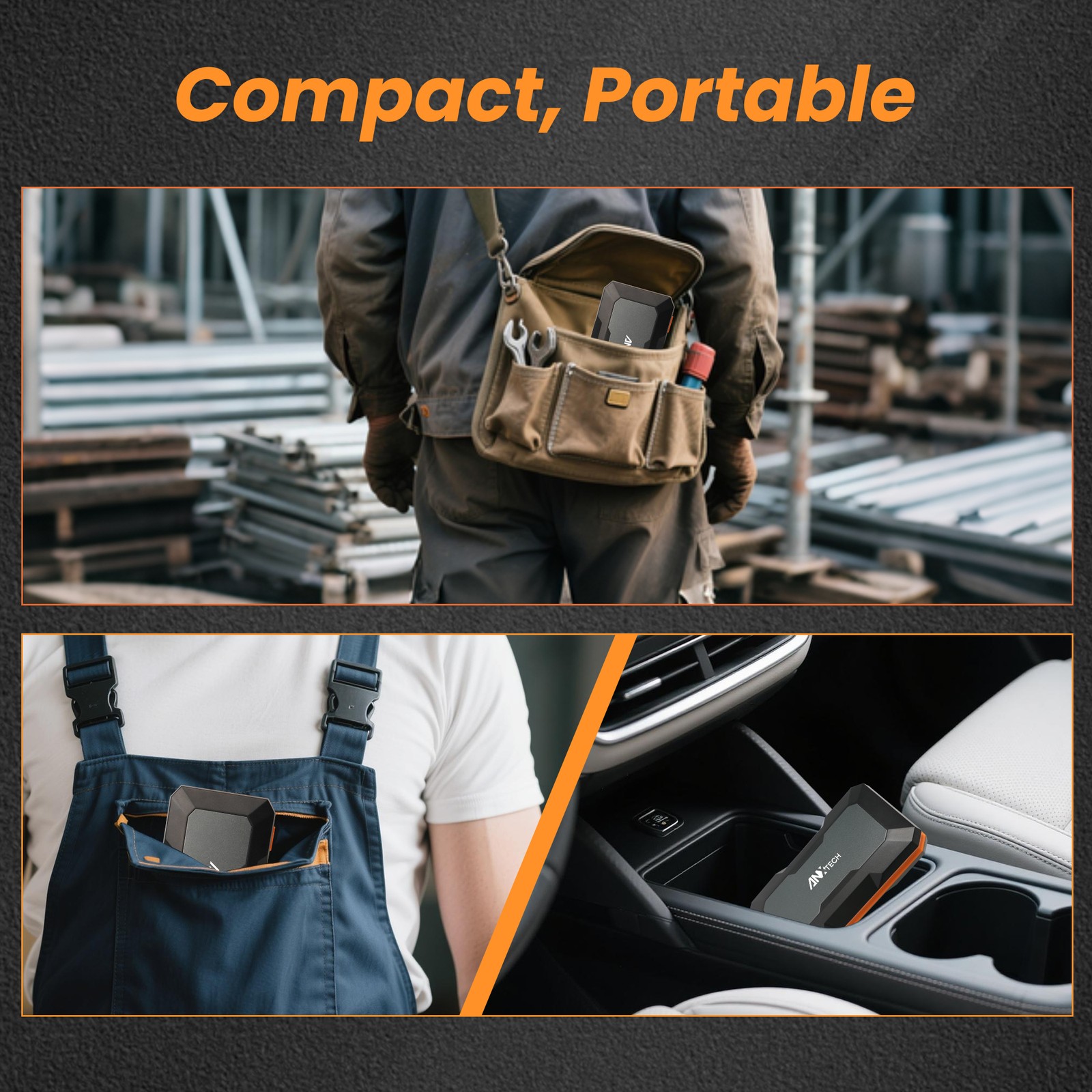 ANXTECH 42IN1 Ratchet Wrench Set Repair Tool Kit Wrench S2 Bits Mechanics Tools