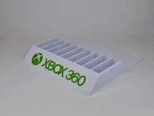 Xbox 360 Game Case Holder Display Stand Storage Rack Video Game Organizer White
