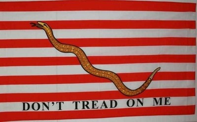 Don`t tread on me Flagge 90x150 cm Fahne mit Ösen 100% Polyester