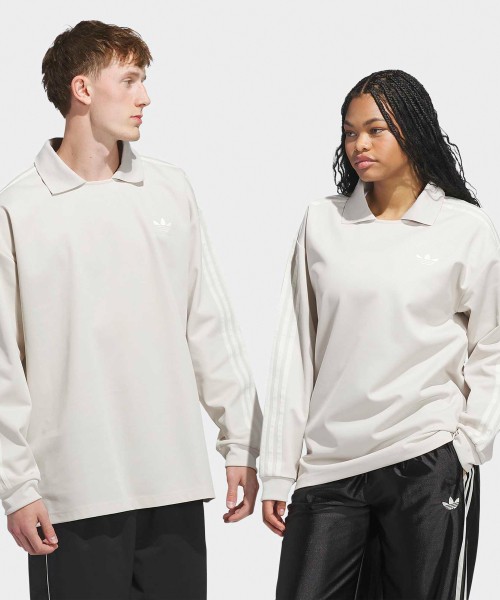 Adidas Rugby Polo Long Sleeve ALUMIN
