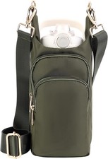 Water Bottle Holder with Strap Water Bottle Carrier Sling Bag Purse Crossbody Ba