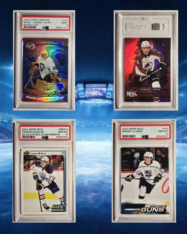 NHL Mystery Pack /20 – 1 estrela por pacote – Gretzky McDavid Crosby Matthews Makar - Imagem 4 de 4