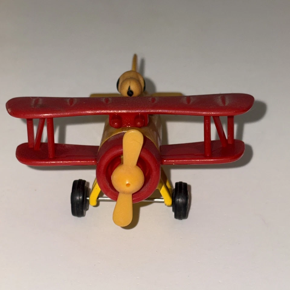 Vintage 1958 thru 1966 Aviva (#C26) Metal Snoopy Airplane Diecast Plastic Wings - Image 2 of 4