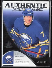 2021-22 SP Game Used John-Jason Peterka Authentic Rookies /999
