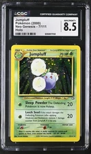 CGC 8.5 Jumpluff 2000 Neo Genesis 7/111 Holo SWIRL Pokemon Card