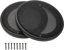 4" Speaker Grill Covers, Car Speaker Subwoofer Guard Protector, ABS Plastic Fram