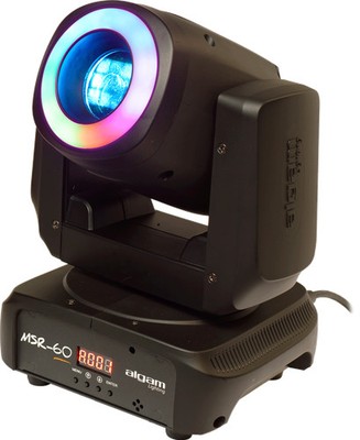 Algam Lighting MSR60 60W LED Spot Moving Head mit RGB LED Ring