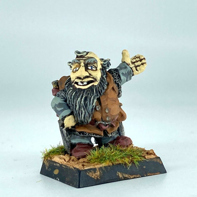 Gorim Baldor - seltener Zwerg - bemalt Warhammer Citadel Classic Metall X11399