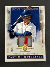 2025 Panini Boys of Summer #PM-JG Juan Gonzalez Pastime Materials /10