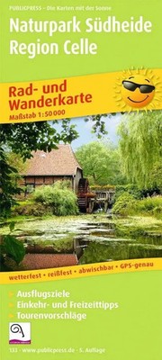 Naturpark Südheide - Region Celle 1:50 000 | (Land-)Karte | Deutsch (2018)