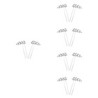 LELEO U-förmige Haarnadeln – 2 Stück, Metall, 10 Cm, Vintage-Chignon-Nadel Für Elegante Frisuren