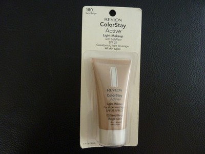 Revlon Active Light Makeup with SoftFlex - SAND BEIGE   #180 - New / Sealed