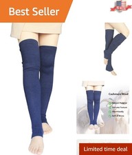 Classic Cashmere Wool Knee High Leg Warmers - Cozy  Elegant for Every Occasion