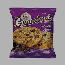 Grandma's Cookies, Oatmeal Raisin,  2 count package (Pack of 36)