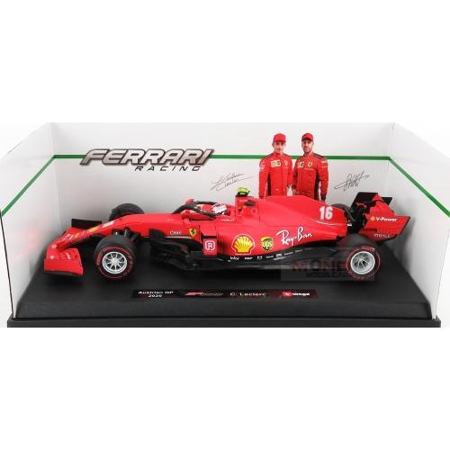 1:18 Burago Ferrari F1 Sf1000 #16 2Nd Austrian Gp 2020 Charles