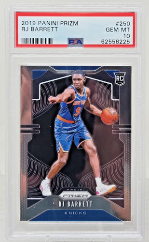 2019 Prizm RJ BARRETT Rookie Card PSA 10 Gem Mint