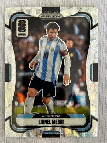 2026 Panini Prizm FIFA World Cup Lionel Messi Silver Wave Prizm #10 Argentina