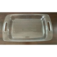PYREX Rectangular Baking Dish Clear With Handles Size: 13x9x2’’ Made In USA