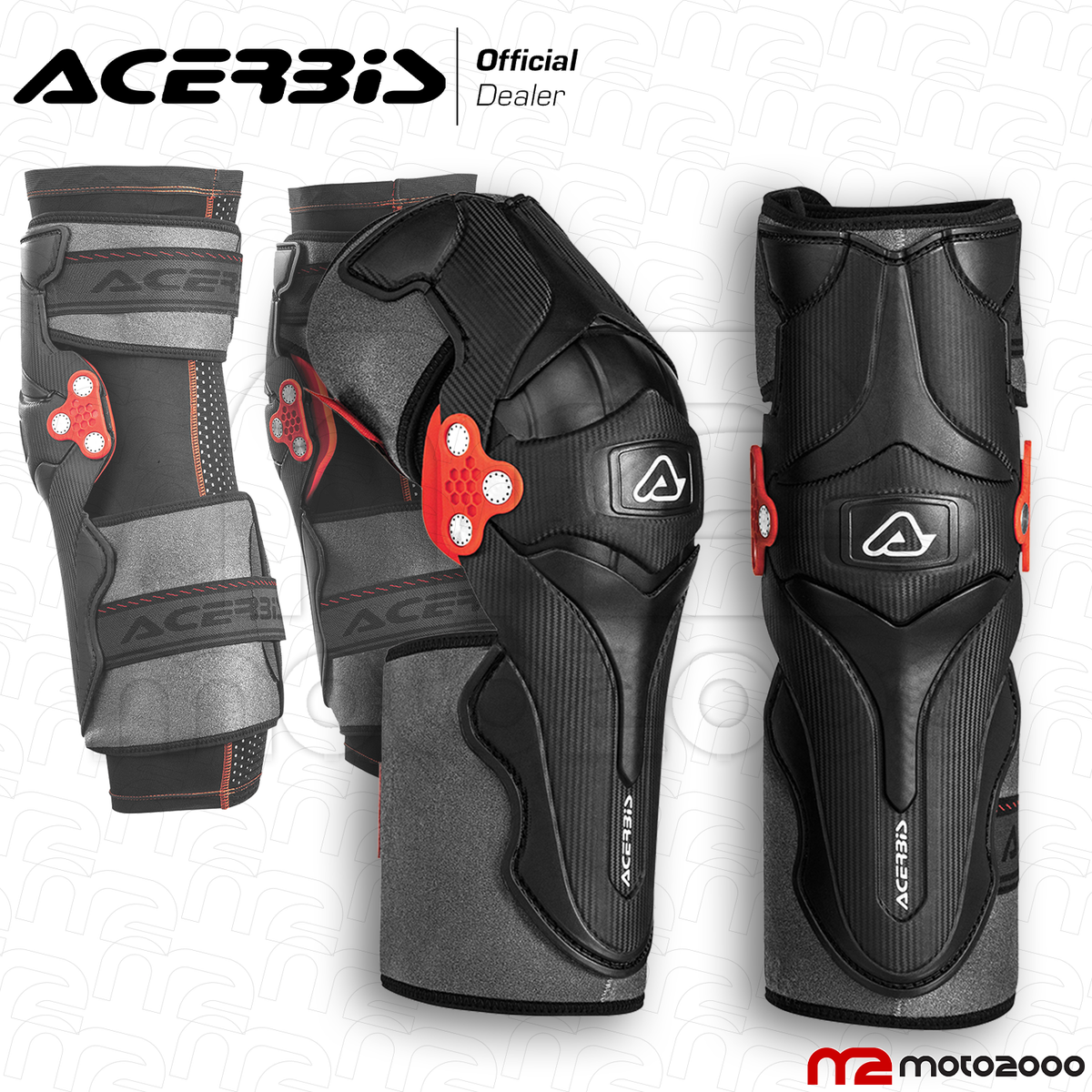 X-STRONG KNEE 2.0 COPPIA GINOCCHIERE PROTEZIONI MOTO CROSS