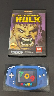 The Incredible Hulk (Sega Genesis, 1994) IN BOX BOXED