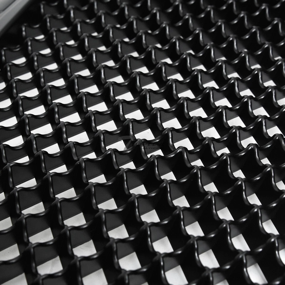 Topline For 2011-2014 Chrysler 300/300C Mesh Front Bumper Grille - Matte Black Foto 4 de 4