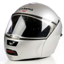 CABERG JUSTISSIMO SILVER FLIP FRONT  MOTORCYC...