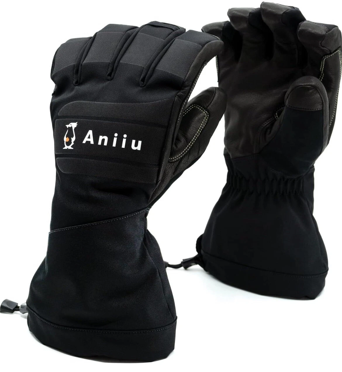 Aniiu 101 Viinson Waterproof Winter Gloves | Size 6 | Black