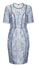 Beautiful ‘Florette ’ Blue Lace Dress By Whistles Size 10 Excellent Condition