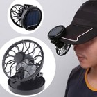 Portable Mini Solar Powered Fan Cooler Solar Clip On Hat Fans For Travel