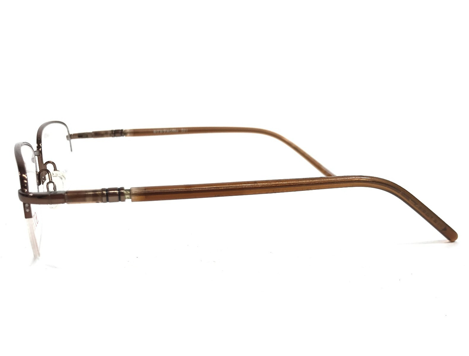 Stetson Eyeglasses Frames ZYLOWARE 183 321 Brown Rectangle Half Rim 52-18-140