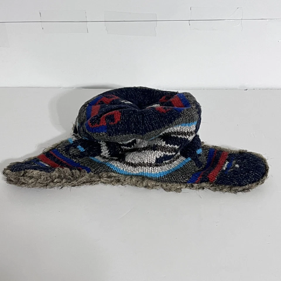 American Eagle Nordic fair Isle Trapper Hat One Size Wool Acrylic Nylon Fleece - Image 4 of 4