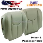 For 2003 2004 2005 2006 Chevy Silverado GMC Sierra Bottom Seat Cover Gray #922