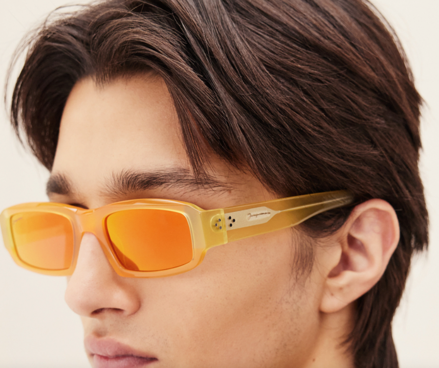 Jacquemus Les Lunettes Altu Orange Contrast Sunglasses Jacquemus Les Lunettes Altu Orange Contrast Sunglasses