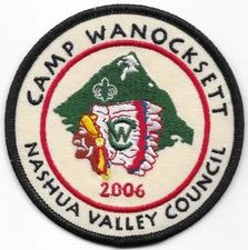 2006 Camp Wanocksett Nashua Valley Council Boy Scouts of America BSA