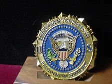 US Department of Defense Presidential support  one sided Challenge coin.