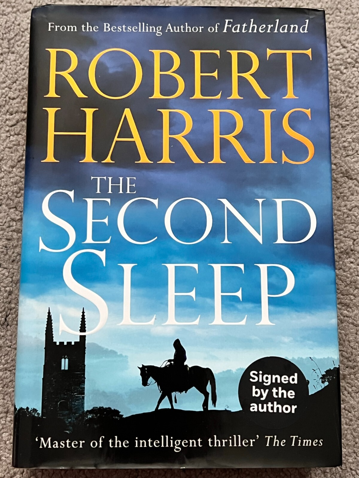 THE SECOND SLEEP by ROBERT HARRIS - signed by the author (SB446)