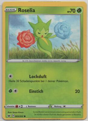 Pokemon - Schwert & Schild (TCG)/Deutsch - Roselia - 003/202  
