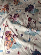 MY LITTLE PONY Full Flat BED SHEET Hasbro 2022