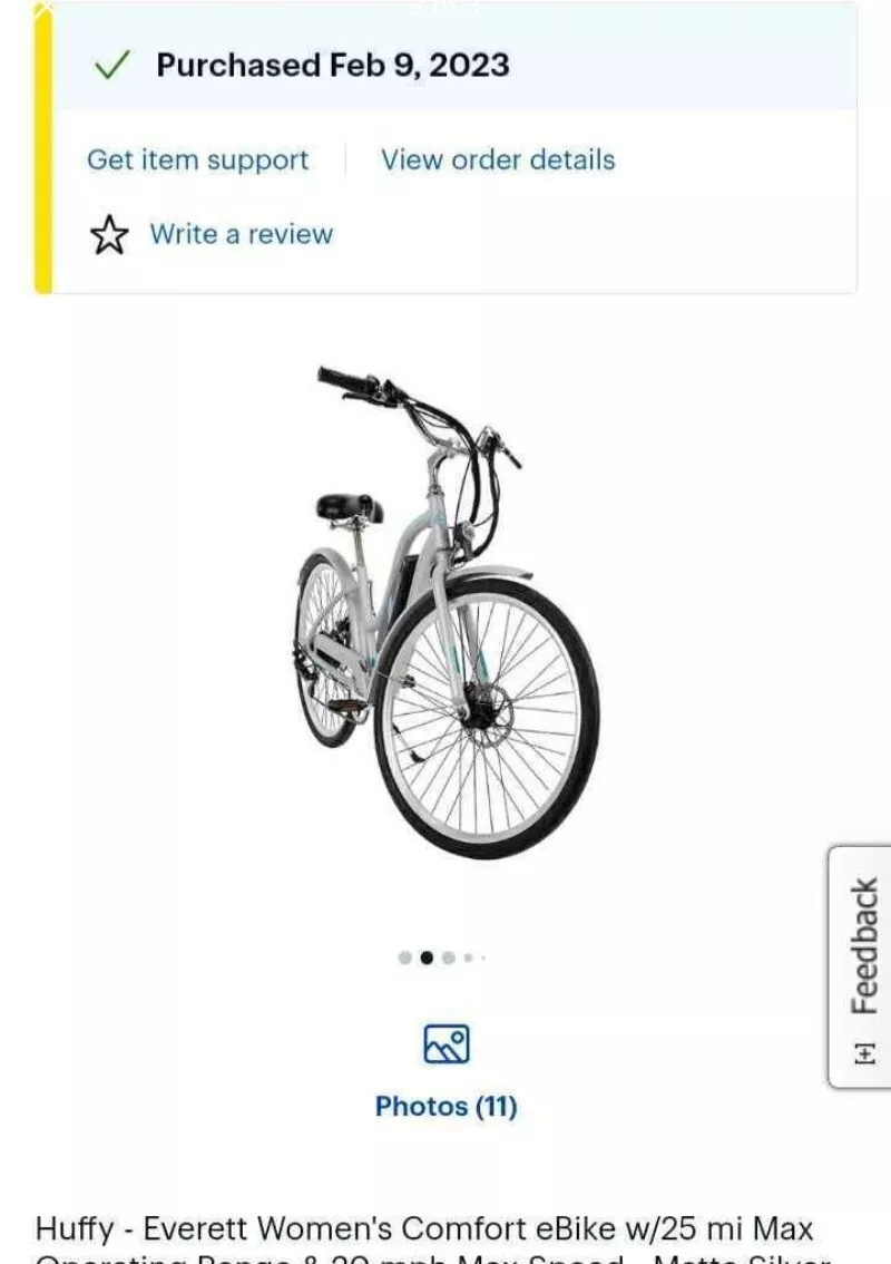 Huffy everett hotsell electric comfort bike