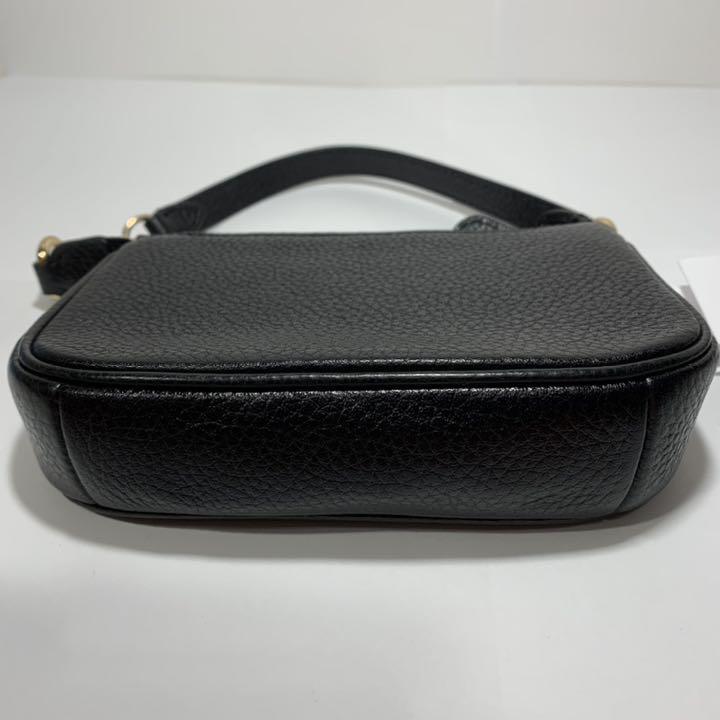 バッグ COACH leather one shoulder bag black s-l400.jpg