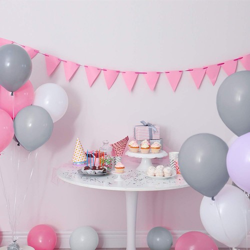 20x Latex Balloons 10inch/25cm Grey Pearl Retro Balloon Party Wedding Birthday - Picture 10 of 13